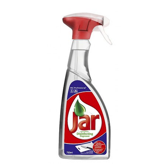 Jar Disinfecting Degreaser Kuchyňský dezinfekční odmašťovací prostředek 750 ml rozprašovač