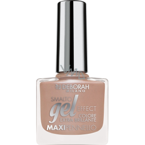 Deborah Milano Gel Effect Nail Enamel gelový lak na nehty 02 Nude Lingerie 11 ml