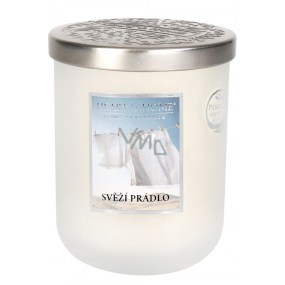 Heart & Home Svěží prádlo Sojová vonná svíčka velká hoří až 75 hodin 340 g