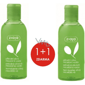 Ziaja Oliva micelární voda pro suchou a normální pokožku 2 x 200 ml, duopack
