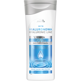 Joanna Hyaluronic Line šampon s kyselinou hyaluronovou na suché vlasy bez lesku 200 ml