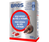 Bros Měkká návnada na myši, krysy a potkany 150 g