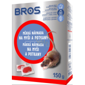 Bros Měkká návnada na myši, krysy a potkany 150 g