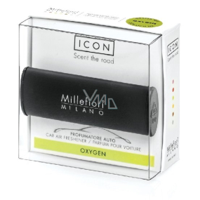 Millefiori Milano Icon Oxygen - Kyslík vůně do auta Classic černá voní až 2 měsíce 47 g