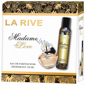 La Rive Madame in Love parfémovaná voda pro ženy 90 ml + deodorant sprej 150 ml, dárková sada