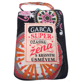 Albi Skládací taška na zip do kabelky se jménem Gabča 42 x 41 x 11 cm