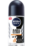 Nivea Men Black & White Invisible Ultimate Impact kuličkový antiperspirant deodorant roll-on 50 ml