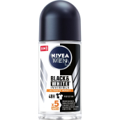 Nivea Men Black & White Invisible Ultimate Impact kuličkový antiperspirant deodorant roll-on 50 ml