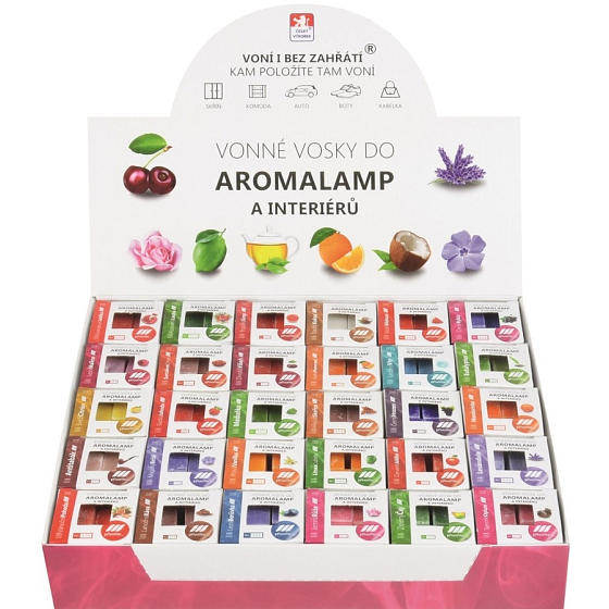 Kozák Box - přírodní vonný vosk do aromalamp a interiérů 30 kusů x 30 g