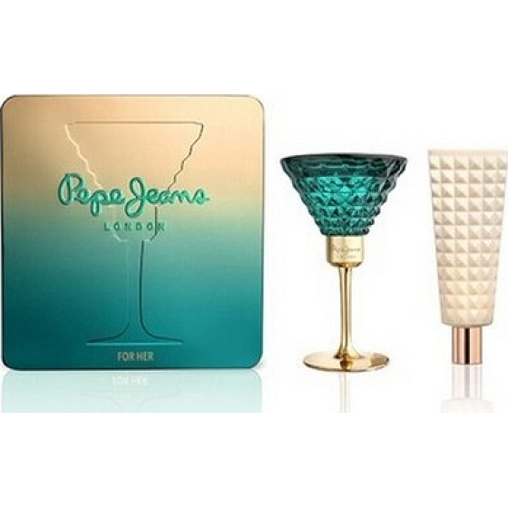Pepe Jeans Celebrate for Her parfémovaná voda 80 ml + tělové mléko 80 ml, dárková sada