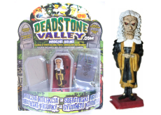 EP Line Deadstone Valley Zombie sběratelská figurka, soudce Joachim Wigg s vlastní rakví a náhrobkem