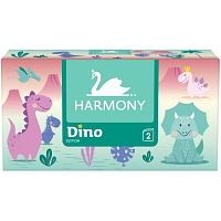 Harmony Dino 2vrstvé papírové kapesníčky v krabici, 150 ks