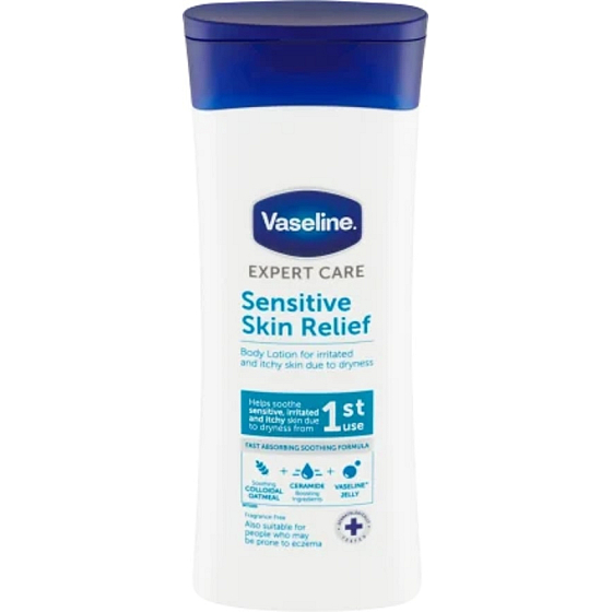 Vaseline Skin Relief tělové mléko pro citlivou pokožku 400 ml
