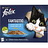Felix Fantastic kapsičky pro kočky s lososem, platýsem, tuňákem a treskou, 12 × 85 g