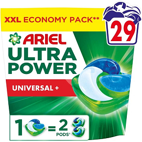 Ariel prací kapsle Ultra Power PODS Universal+ 29 kapslí