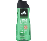 Adidas 3 Active Start sprchový gel na tělo a vlasy pro muže 400 ml