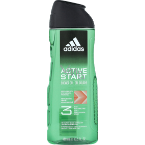 Adidas 3 Active Start sprchový gel na tělo a vlasy pro muže 400 ml