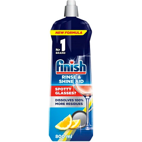 Finish Shine & Dry Lemon, leštidlo do myčky na nádobí, 800 ml
