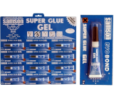 Samson Super Glue gelové sekundové lepidlo modré 12 x 3 g