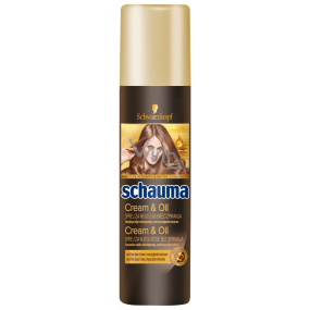 Schauma Cream & Oil bezoplachová péče pro lámavé vlasy sprej 200 ml
