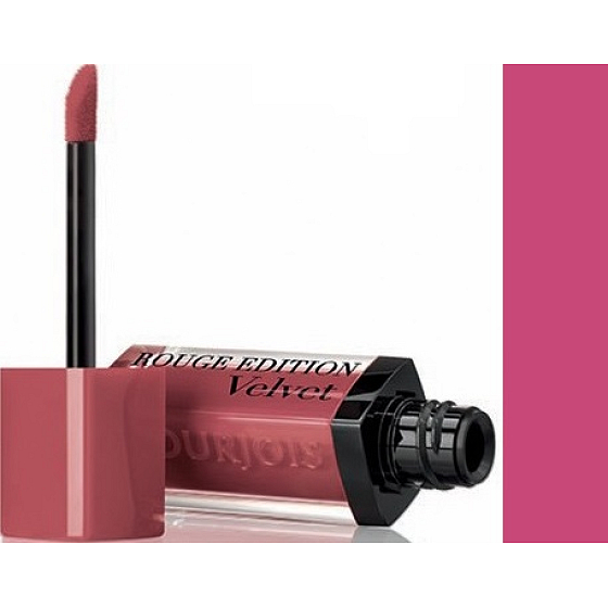 Bourjois Rouge Edition Velvet tekutá rtěnka s matným efektem 09 Happy Nude Year 7,7 ml