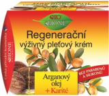 Bione Cosmetics Arganový olej & Karité regenerační výživný pleťový krém pro všechny typy pleti 51 ml