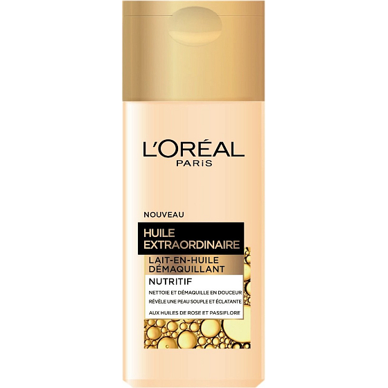 Loreal Paris Extraordinaire Oil vyživující odličovací olejové mléko 200 ml
