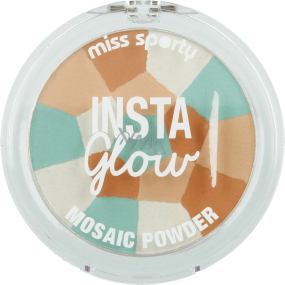 Miss Sporty Insta Glow Mosaic Powder pudr 001 Luminous Light 7,29 g