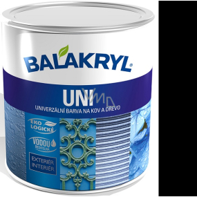 Balakryl Uni Mat 0199 Černý univerzální barva na kov a dřevo 700 g