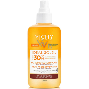 Vichy Capital Soleil SPF30 ochranný sprej s betakarotenem pro podporu sjednoceného tónu pleti a zvýraznění opálení 200 ml