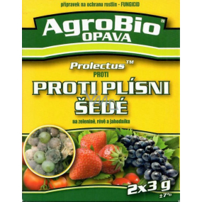AgroBio Protectus Proti plísni šedé na zelenině, révě a jahodníku fungicid - přípravek na ochranu rostlin 2 x 3 g PRL21K10  11/2023