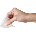 LadyCup Menstruační kalíšek transparentní, velký L