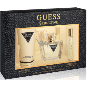 Guess Seductive toaletní voda pro ženy 75 ml + tělové mléko 200 ml + toaletní voda pro ženy 15 ml, dárková sada