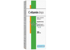 Generica Vitamin C drops doplněk stravy ve formě kapek 30 ml