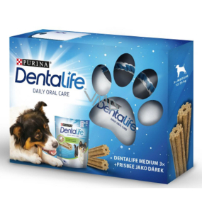 Purina Dentalife doplňkové krmivo, hračka pro psy vánoční balíček 3 x 11,5 g