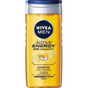 Nivea Men Active Energy sprchový gel pro muže 250 ml