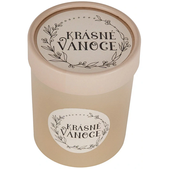 Bohemia Gifts Vonná svíčka v dárkovém obalu Krásné Vánoce 200 g