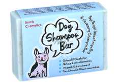 Bomb Cosmetics Bar Bye Bugs šampon s repelentní a čistící proti klíšťatům a blechám pro psy 95 g