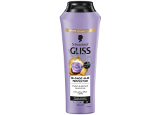 Gliss Kur Blonde Perfector šampon na přírodní barvené nebo zesvětlené blond vlasy 250 ml