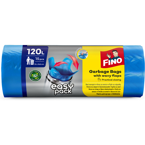 Fino pytle do odpadkového koše Easy Pack 120L 15 ks