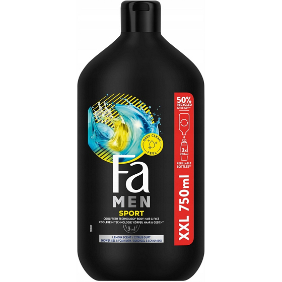 Fa Men Sport sprchový gel pro muže 750 ml