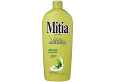 Mitia Aloe & Milk tekuté mýdlo náhradní náplň 1 l