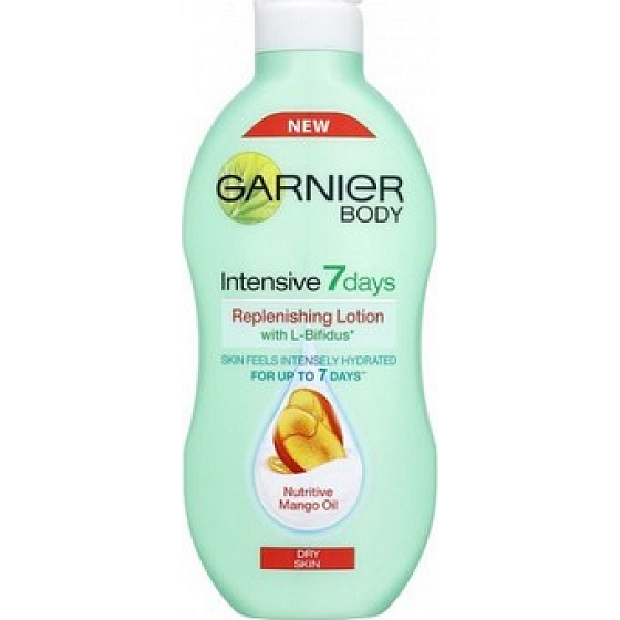 Garnier Intensive 7 days zjemňující tělové mléko s mangovým olejem 400 ml