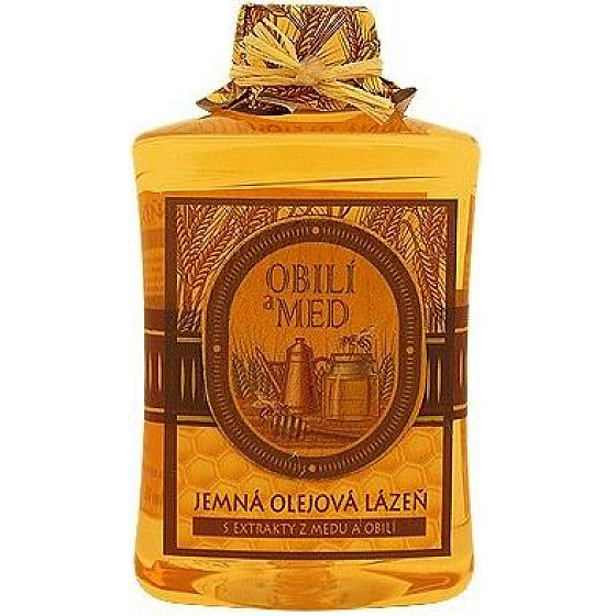 Bohemia Gifts Obilí a med jemná olejová lázeň 300 ml