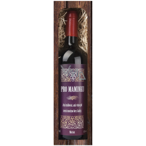 Bohemia Gifts Merlot Pro Maminku červené dárkové víno 750 ml