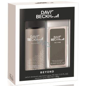 David Beckham Beyond parfémovaný deodorant sklo pro muže 75 ml + deodorant sprej 150 ml, kosmetická sada