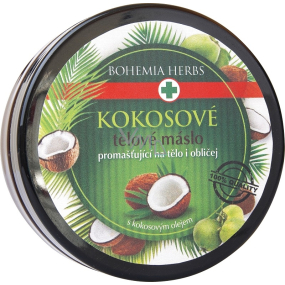 Bohemia Gifts Kokos tělové máslo s kokosovým olejem 200 ml