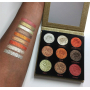 Makeup Revolution Pressed Glitter Midas Touch paletka třpytek 10,8 g