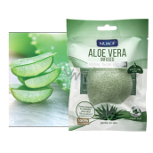 Nuage Konjac s aktivním Aloe Vera odličovací houbička 1 kus