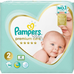 Pampers Premium Care 2 Mini 4-8 kg plenkové kalhotky 94 kusů